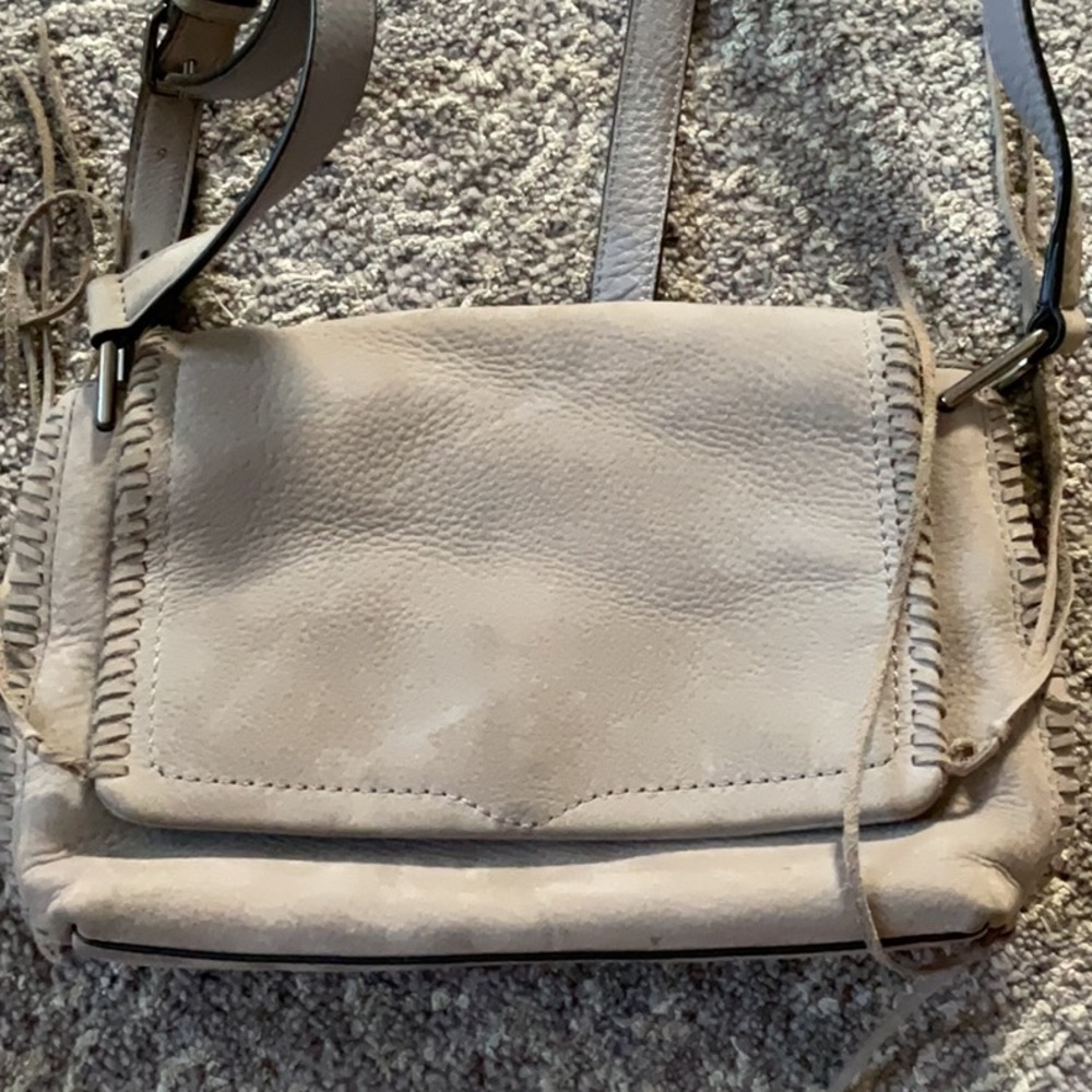 Rebecca Minkoff Grey Suede Leather Bag